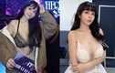 Ngượng đỏ mặt hot girl xinh đẹp vô tư cởi áo khoe nội y 