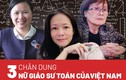 Chân dung 3 nữ Giáo sư Toán của Việt Nam