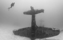 Cận cảnh xác máy bay Mỹ chìm dưới đáy Thái Bình Dương 