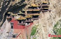 Độc đáo ngôi chùa hơn 1.500 tuổi cheo leo trên vách đá 