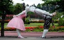 Đỏ mặt những bức tượng tình yêu ở công viên Hàn Quốc