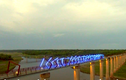 Cầu đi bộ đẹp nhất thế giới phát sáng như phim viễn tưởng