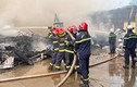 Cháy dữ dội tại kho chứa đệm mút ở Thanh Oai, Hà Nội