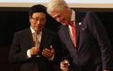 Ảnh ông Bill Clinton tại lễ kỷ niệm 20 năm quan hệ Việt-Mỹ