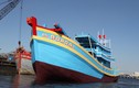 Tàu cá vỏ gỗ lớn nhất miền Trung sắp ra Hoàng Sa