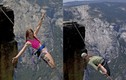 Thiếu nữ “làm xiếc” trên dây ở độ cao 1.000 m 