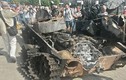 Dân quân Donetsk trưng bày vũ khí thu của QĐ Ukraine