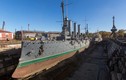 Cận cảnh sửa chữa lớn chiến hạm cổ nhất Nga