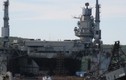 Lộ ảnh tàu sân bay Kuznetsov Nga đang nằm ổ