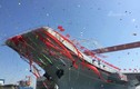 Ảnh nóng: Trung Quốc hạ thủy tàu sân bay Type 001A