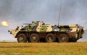 Kinh dị: Xe thiết giáp BTR-80 Nga bị bắn bay tháp pháo