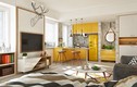 Vẻ đẹp của căn hộ dùng màu vàng làm điểm nhấn