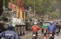 Video: Xe bọc thép "vây kín" bảo vệ quanh khách sạn Melia, Hà Nội