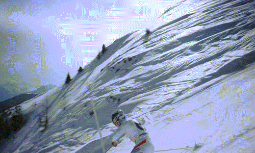 Vũ điệu trượt tuyết bảy sắc cầu vồng “cực độc” của VĐV Áo