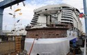 Cận cảnh lắp ráp du thuyền lớn nhất thế giới