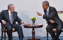Hình ảnh cuộc gặp lịch sử Obama-Raul Castro
