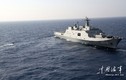 Tàu chiến Trung Quốc neo đậu trái phép ở Đá Vành Khăn 