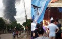 Hiện trường cháy chợ hàng nghìn m2 ở Sóc Sơn, hỏa thiêu nhiều kiot