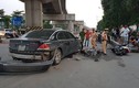 Đứng tim cảnh nữ xế BMW gây tai nạn liên hoàn trên đường Hà Nội