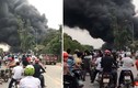 Cháy khủng khiếp xưởng sơn trên Đại lộ Thăng Long, Hà Nội