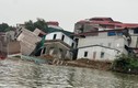  Bắc Ninh: Nhiều ngôi nhà của người dân bị sạt lở xuống sông Cầu