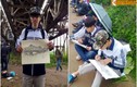 Hàng trăm sinh viên ký họa cầu Long Biên lịch sử