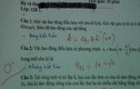 Xôn xao bài kiểm tra Vật lý “bất cần đời”