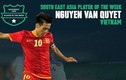 Văn Quyết được chọn là cầu thủ xuất sắc nhất Đông Nam Á