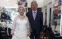 Cặp đôi U80 Hải Phòng làm đám cưới kim cương gây sốt