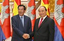Ảnh: Lễ đón thủ tướng Campuchia Hun Sen tại Hà Nội