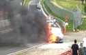  Nissan GT-R bốc cháy dữ dội tại trường đua Nürburgring