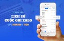 Zalo cho phép gọi từ danh bạ, không cần mở ứng dụng