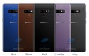 Lộ diện 5 màu siêu “hot” của Galaxy Note 9