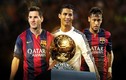 Messi, Neymar, Cris Ronaldo lọt top 3 Quả bóng vàng 2015