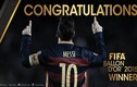 Messi giành Quả bóng Vàng thế giới 2015