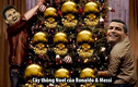 Ảnh chế bóng đá: Cây thông Noel "dát vàng" của Cristiano Ronaldo