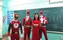 Xôn xao "siêu nhân" xuất hiện trong lễ khai giảng ở Lào Cai 