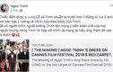Ngọc Trinh lên tiếng khi bị chỉ trích mặc sexy tại Cannes, CĐM phản ứng cực gắt 