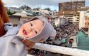 Du lịch Đà Lạt cùng bố mẹ, bé trai 1 tuổi bỗng nổi tiếng 