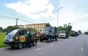 Dàn xe đặc chủng khẩn cấp phun khử khuẩn tại Bắc Ninh