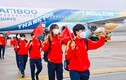 Đội tuyển nữ Việt Nam được đón tiếp trọng thể ngày trở về