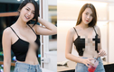 Hot girl diện mốt “áo chân không” khoe vòng một "ngồn ngộn"