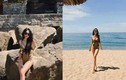Bạn gái Đoàn Văn Hậu diện bikini hút mắt khoe dáng "đồng hồ cát"