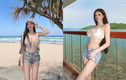 Hot girl Đài Loan khoe triệt để hình thể khi đi biển