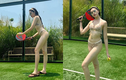 Nữ MC “chân dài nhất Việt Nam” táo bạo diện bikini chơi Tennis 