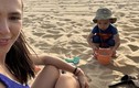 Vợ thủ môn Filip Nguyễn diện bikini, nhan sắc mẹ một con ngọt ngào