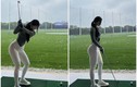 Hot girl phòng gym xứ Trung mê đánh golf rèn đường cong hoàn mỹ