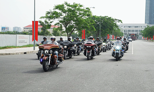 Cận cảnh dàn môtô Harley-Davidson tại lễ tổng duyệt 30/4