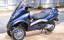 Môtô PKL 3 bánh Piaggio MP3 250 lăn bánh trên phố Việt