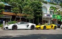 Bộ đôi siêu xe Lamborghini Aventador "gầm rú" tại Sài Gòn